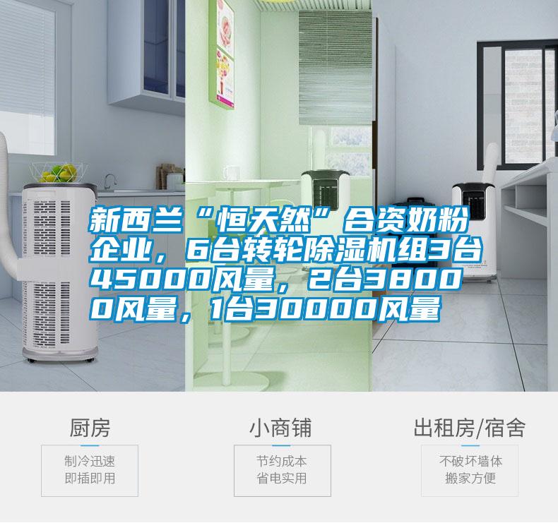 新西蘭“恒天然”合資奶粉企業(yè),6臺轉(zhuǎn)輪除濕機(jī)組3臺45000風(fēng)量,2臺38000風(fēng)量,1臺30000風(fēng)量