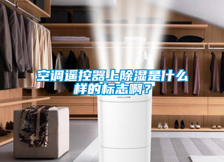 空調遙控器上除濕是什么樣的標志啊？