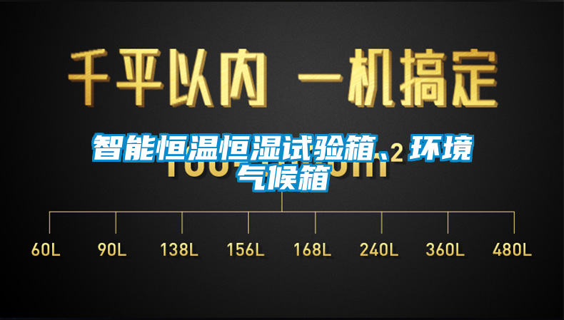 智能恒溫恒濕試驗箱、環境氣候箱
